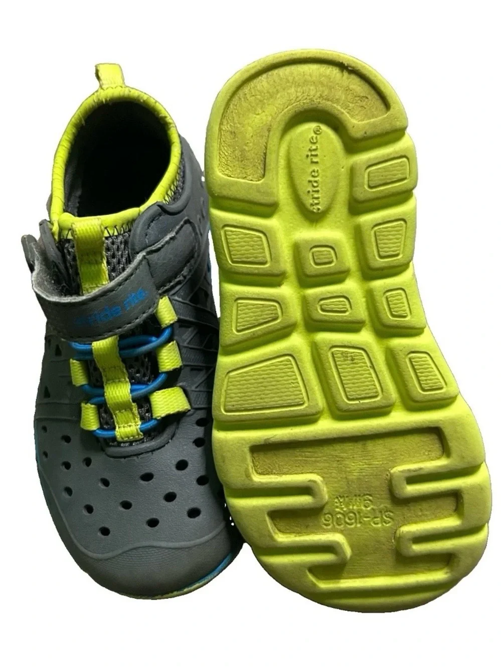 Toddler Stride Rite Grey Water Summer Shoes Size 9